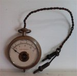 NN - Volt-Ampère meter in zakuurwerk-vorm. Wellicht rond 1900-1914. Precisie-instrument.