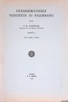 Schnitger, Frederic Martin - Oudheidkundige vondsten in Palembang
