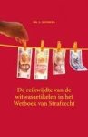 Mendera, Laura - De reikwijdte van de witwasartikelen in het Wetboek van Strafrecht.
