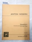 Webern, Anton: - Quartett für Geige, Klarinette, Tenorsaxophon und Klavier (Op. 22) :