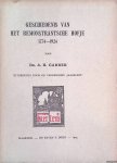 Garrer, Dr. A.H. - Geschiedenis van het remonstrantsche hofje 1774-1924