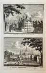 Spilman, Hendricus (1721-1784) after Beijer, Jan de (1703-1780)Spilman, Hendricus (1721-1784) after Beijer, Jan de (1703-1780) - [Antique print] De Ridder-Hofstad Renswoude / Het Huis te Renswoude van eene andere zijde.