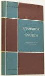KLEVER, W.N.A. - Anamnesis en anagoge. Gesprek met Plato en Aristoteles over het menselijk kennen.