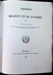 Charles Piot - Chroniques de Brabant et de Flandre