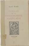 Jean Wahl - Tableau de la philosophie française