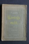 Paap, W.A. - Koningsrecht