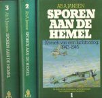 Jansen, Ab A. - Sporen aan de hemel. Kroniek van een luchtoorlog. Deel I: januari-september 1943; Deel II: September 1943 - januari 1944; Deel III: Januari 1944 - April 1945