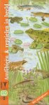 Bos, Frank - Amfibieën & Reptielen in Beeld (Met uitklapkaart !), 32 pag. kleine, geniete softcover, gave staat