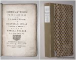 SEGAAR, CAROLUS, - Observationes philologicae et theologicae in Evangelii Lucae capita xi priora.