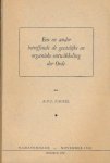 Faubel, A.F.L. - Een en Ander betreffende de geestelijke en organieke Ontwikkeling der Orde