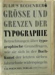 Julius Rodenberg 181548 - Grösse und Grenzen der Typographie