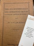 MURALT, R.R.L. DE, - Dijk- en oeverwerken van gewapend beton volgens het "Systeem de Muralt"