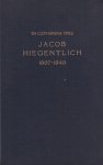 Hiegentlich, Jacob - Jacob Hiegentlich, 1907-1940: Een joods artist tussen twee oorlogen. Inleiding en bloemlezing uit zijn werk