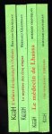GRANDJEAN, Bernard - L'affaire du manuscrit tibetain - Le mystere des cinq stupas - Le medicin de Lhassa - Une vengeance tibetaine (4 volumes)