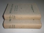 Kramer, W. en Dr. N. van der Laan - Dietsche Lusthof. Letterkundig leesboek voor de hoogere klassen van scholen voor middelbaar en voorbereidend hooger onderwijs. Deel 1 (I) en Deel 2 (II)