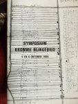 dolfin en hoekstra - symposium kromme rijngebied 5 en 6 oktober 1984