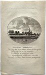 Van Ollefen, L./De Nederlandse stad- en dorpsbeschrijver (1749-1816). - [Original city view, antique print] Het Dorp Akersloot, engraving made by Anna Catharina Brouwer, 1 p.