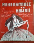 Blaauw, Pierre: - Remembrance to Hawaii (latest Hawaiian song)