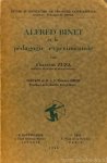 BINET, ALFRED, ZUZA, F. - Alfred Binet et la pédagogie expérimentale. Preface de Théodore Simon.