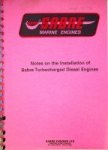 Sabre - Notes on the installation of Sabre Turbocharged Diesel Engines