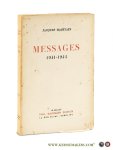 Maritain, Jacques. - Messages 1941-1944.