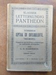 Kaakebeen, C.G. - VONDELS JEPTHA OF OFFERBELOFTE treurspel 3e druk