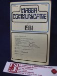 Bens, E.de, E. Diemer, G. Fauconnier e.a ( redactie) - Massacommunicatie 1981 Ix 1/2