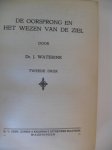 Waterink Dr.J. - De oorsprong en het wezen van de ziel