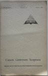 Nieuwenhuis K J, Floor A C, Schippers A H,  e.a. - Canon Gestorum Scriptura  13e jaargang nummer 6 maart 1961