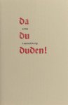 Rautenberg, Arne. - Da, du, duden! Rautenberg, Arne. - Da, du, duden!