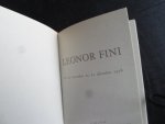 Dedieu, Jean-Claude - Leonor Fini, Catalogus Dedieu, Jean-Claude - Leonor Fini, Catalogus