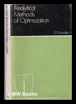 D. F. Lawden - Analytical Methods of Optimization