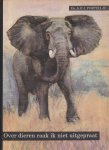 Portielje, Dr. A.F.J. met inplakplaatjs in kleur van Frida Holleman - Over dieren raak ik niet uitgepraat / met bijbehorende  brief van de Rama fabrieken uit 1959