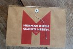 Koch, Herman - Geachte heer M. DL