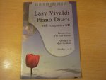 Vivaldi; Antonio (1678–1741) - Easy Vivaldi Piano Duets; (Piano 4-handig); Met CD
