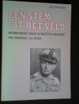 Smulders, R.M. - Een stem uit het veld, Herinneringen van de ritmeester-adjudant van generaal S.H.Spoor Smulders, R.M. - Een stem uit het veld, Herinneringen van de ritmeester-adjudant van generaal S.H.Spoor