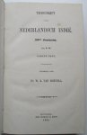  W.R. van Hoevell - Tijdschrift voor Nederlandsch-Indie.Jaargang 1861 23e Jrg. (2 parts in 1 volume).
