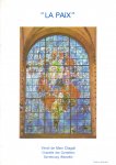 auteur niet vermeld - La Paix. Vitrail de Marc Chagall. Chapelle des Cordeliers Sarrebourg (Moselle)