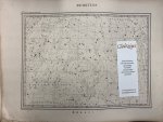 HOFFMANN, K.F.V., - Herkules: from Vollstandiger Himmels-Atlas fur Freunde und Liebhaber der Sternkunde (...) gezeichnet von Karl Friedrich Vollrath Hoffmann Stich und Druck der lithografische Anstalt Pobuda & Rees.