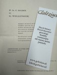 - Announcement invitation for the wedding of P.A. C. Radix and G. Wellensiek, April 1949, Amersfoort. - Announcement invitation for the wedding of P.A. C. Radix and G. Wellensiek, April 1949, Amersfoort.