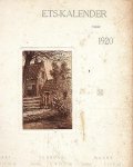 HAAN, Uitgeverij W. de - Ets-kalender voor 1920. (Vier dorpsgezichtjes).