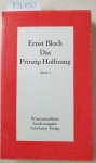 Bloch, Ernst: - Das Prinzip Hoffnung, Band 2: Kap. 33-42  (Wissenschaftliche Sonderausgabe in drei Bänden) :