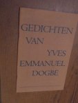 Dogbe, Yves Emmanuel - Gedichten van Yves Emmanuel Dogbe