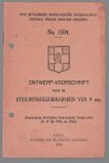 Staf Bevelhebber Nederlandsche Strijdkrachten. Centraal Bureau Militaire Opleiding - Ontwerp voorschrift voor de STEN - MITRAILLEURKARABIJN van 9 mm ( No 1504 )