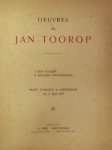 Toorop, Jan. - Oeuvres par Jan Toorop. I., L'atelier de feu Jan Toorop, La Haye. II., Diverses collections et successions