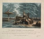 Alix, Pierre Michel (1762-1817) after Taunay, Nicolas Antoine (1755-1830) - Ets en gravure/etching and engraving: Robinson Crusoe's carpenter, le garcon charpenter de Robinson (de timmerman van Robinson Crusoe).