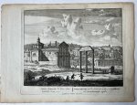 Unknown engraver, Pieter Schenk (1660-1713) - [Antique print, etching/ets, Rome] FORUM ROMANUM... Views of Rome [Set title] (Campo Vaccino), published 1705, 1 p.