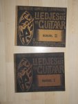 Egmond, W.A.P.F.L; Kroon, J.F. - Hollandsche, Vlaamsche en Zuid-Afrikaansche liedjes voor luit en guitaar. Bundel 1 en 2