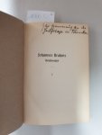 Kalbeck, Max: - Johannes Brahms im Briefwechsel mit Heinrich und Elisabet von Herzogenberg: Erster  und Zweiter Band :