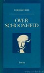KANT, I. - Over schoonheid. Ontledingsleer van het schone. Inleiding en aantekeningen van J. De Visscher. Vertaling van J.P. Rondas en J. De Visscher.